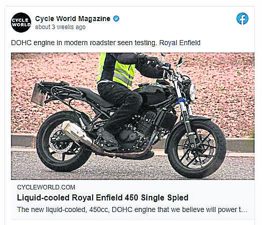 Upcoming royal sale enfield roadster